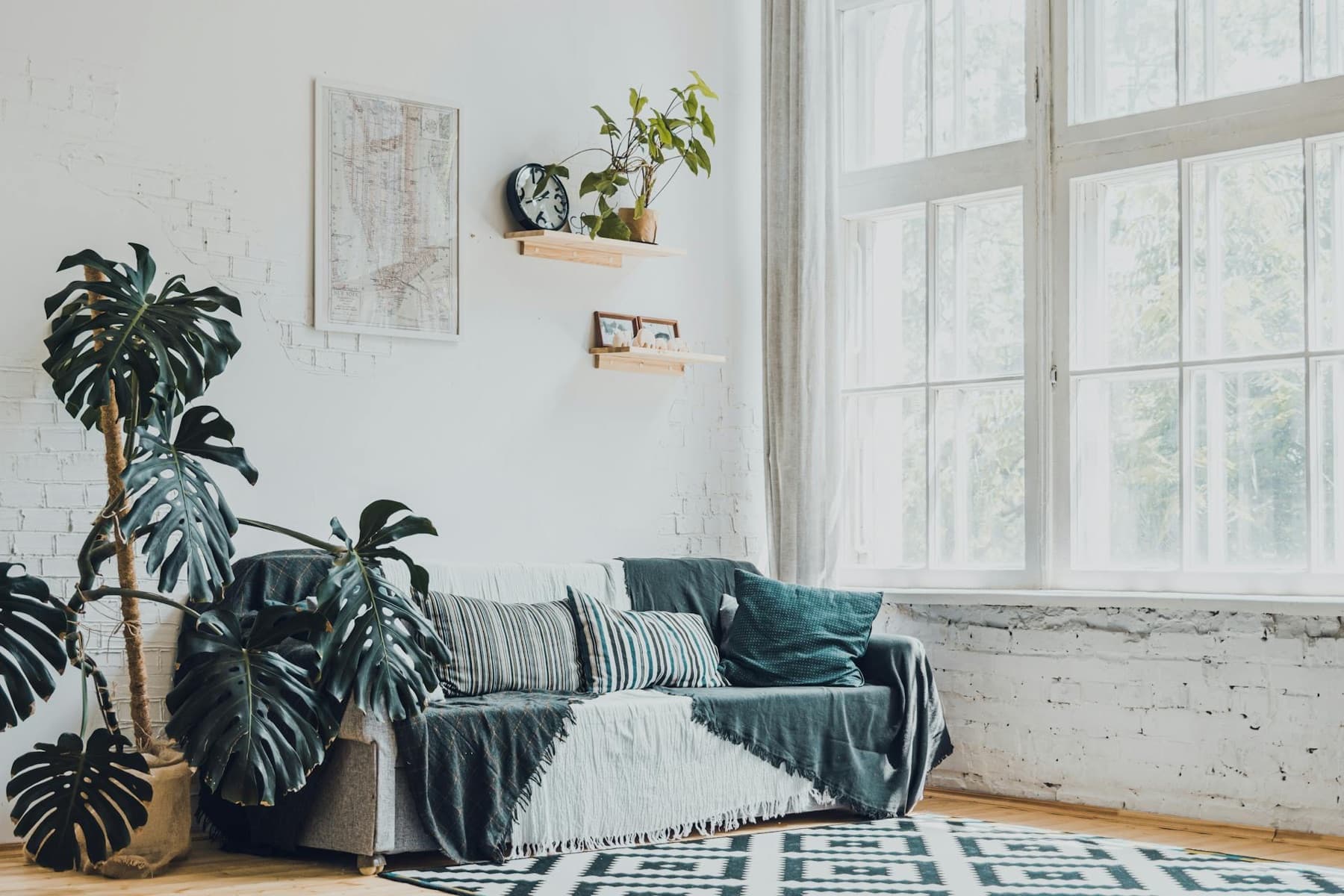 A bright, well-kept living room in a Singapore home